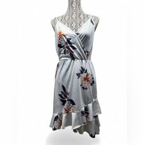Elegant Floral High Low Dress